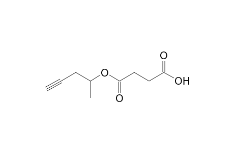 (+/-)-PENT-4'-YN-2'-YL-HYDROGEN-SICCINATE