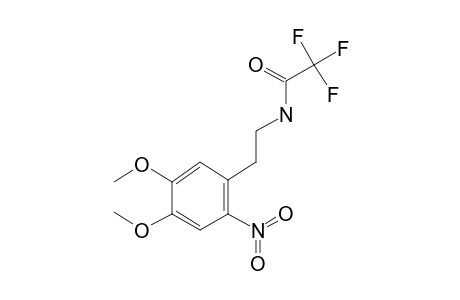 Benzeneethanamine, N-trifluoroacetyl-4,5-dimethoxy-2-nitro-