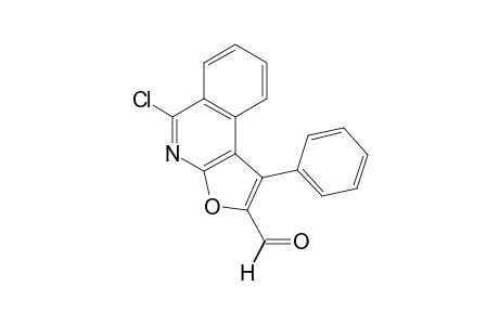 5-chloro-1-phenylfuro[2,3-c]isoquinoline-2-carboxaldehyde