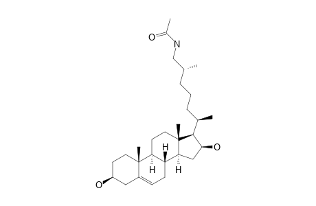 Acetamide, N-[(3.beta.,16.beta.,25R)-3,16-dihydroxycholest-5-en-26-yl]-