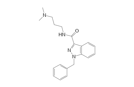 1-Benzyl-N-[3-(dimethylamino)propyl]indazole-3-carboxamide