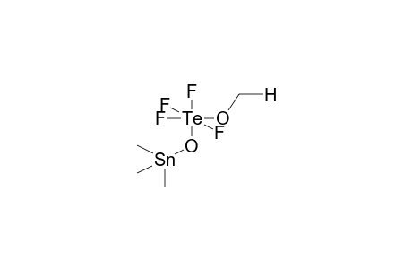 TRANS-TRIMETHYLSTANNYLOXY(METHOXY)TELLUR(VI) TETRAFLUORIDE