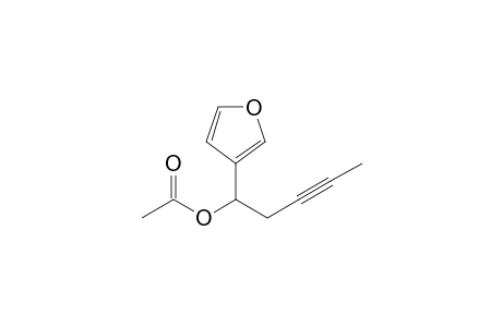 (+)-1-(3-Furyl)pent-3-yn-1-yl acetate