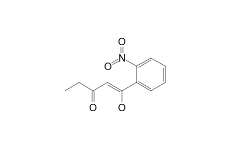 1-Hydroxy-1-(2-nitrophenyl)pent-1-en-3-one