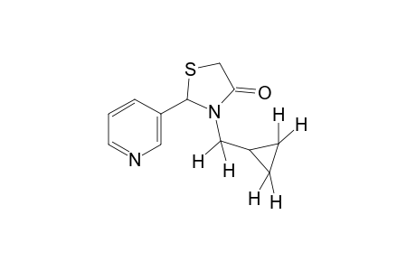 3-(cyclopropylmethyl)-2-(3-pyridyl)-4-thiazolidinone