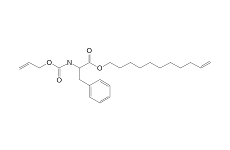 L-Phenylalanine, N-allyloxycarbonyl-, undec-10-enyl ester