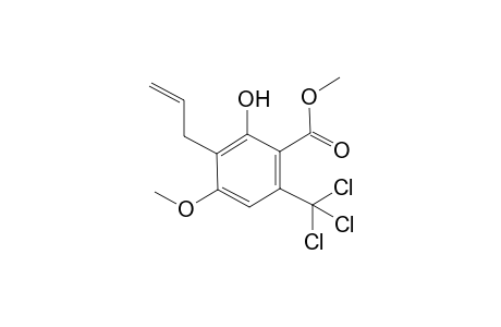 Methyl 2-hydroxy-4-methoxy-3-(prop-2-en-1-yl)-6-(trichloromethyl)benzoate