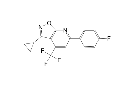 isoxazolo[5,4-b]pyridine, 3-cyclopropyl-6-(4-fluorophenyl)-4-(trifluoromethyl)-