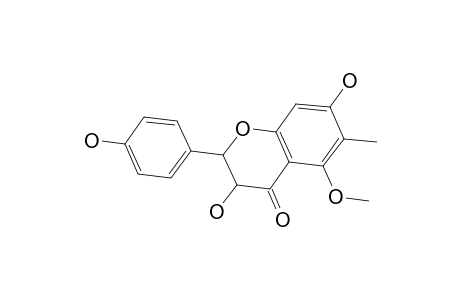 3,7-Dihydroxy-2-(4-hydroxyphenyl)-5-methoxy-6-methyl-2,3-dihydro-4H-chromen-4-one