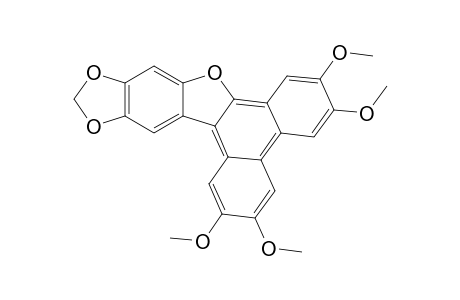 2,3,6,7-Tetramethoxy-11,12-(methylenedioxy)benzo[b]phenanthro[9,10-d]furan