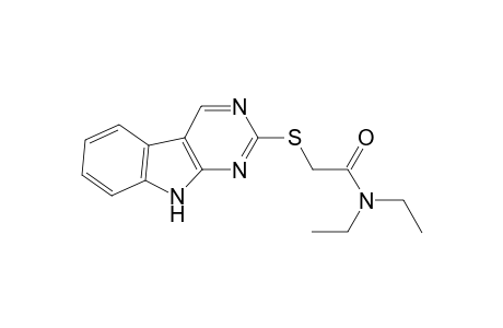 N,N-Diethyl-2-(9H-pyrimido[4,5-b]indol-2-ylsulfanyl)acetamide