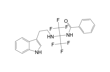 N-[1,1,1,3,3,3-hexafluoro-2-[2-(1H-indol-3-yl)ethylamino]propan-2-yl]benzamide