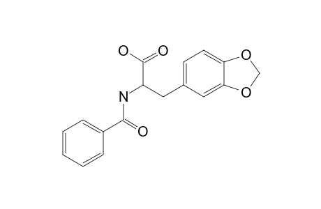 2-Benzamido-3-(1,3-benzodioxol-5-yl)propanoic acid