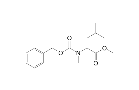 Methyl 2-[N-(benzyloxycarbonyl)-N-methylamino]-4-methylpentanoate