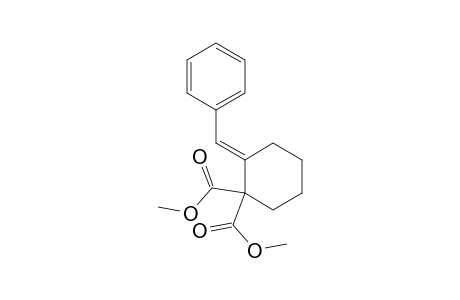 (E)-2-Benzylidene-1,1-dimethoxycarbonylcyclohexane