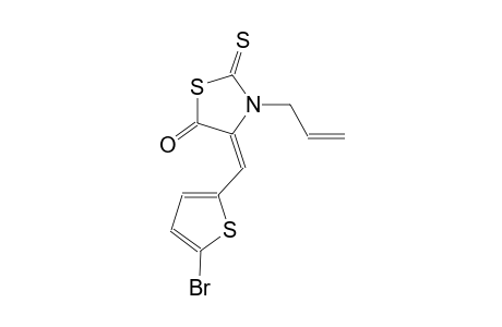 (4E)-3-allyl-4-[(5-bromo-2-thienyl)methylene]-2-thioxo-1,3-thiazolidin-5-one