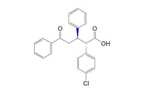 erythro-4-BENZOYL-2-(p-CHLOROPHENYL)-3-PHENYLBUTYRIC ACID