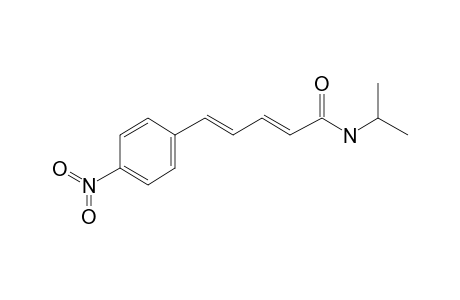 N-Isopropyl-5-[p-nitrophenyl]-2,4-pentadienamide