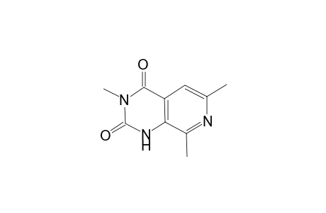 Pyrido[3,4-d]pyrimidine-2,4(1H,3H)-dione, 3,6,8-trimethyl-