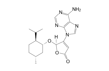 5-(R)-[(1R,2S,5R)-(-)-Menthyloxy]-4-(9'-adeninyl)-2(5H)-furanone