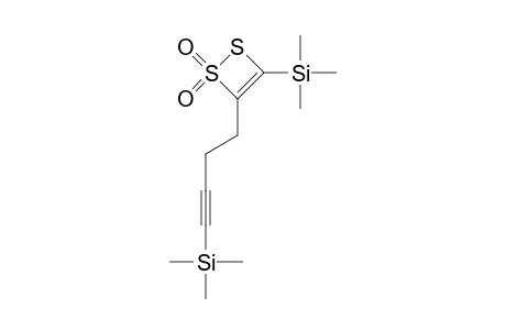 3-TRIMETHYLSILANYL-4-(4-TRIMETHYLSILANYL-BUT-3-YNYL)-1,2-DITHIETE-1,1-DIOXIDE