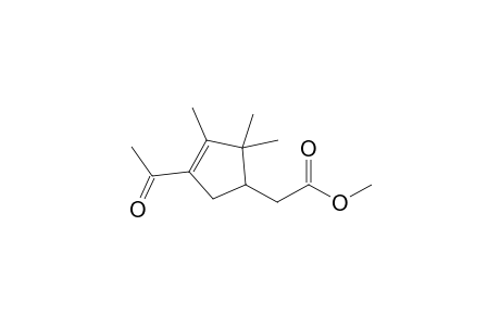 1-Acetyl-4-[(methoxycarbonyl)methyl]-2,3,3-trimethylcyclopentene