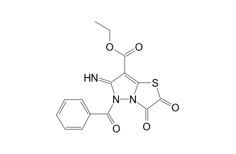 Ethyl 5-benzoyl-6-imino-2,3-dioxo-2,3,5,6-tetrahydropyrazolo[5,1-b]thiazole-7-carboxylate