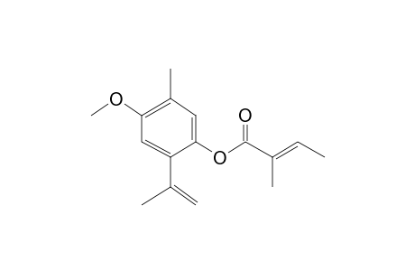 6-Methoxy 8,9-dehydro-thymyl tiglate