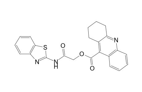 2-(1,3-Benzothiazol-2-ylamino)-2-oxoethyl 1,2,3,4-tetrahydro-9-acridinecarboxylate