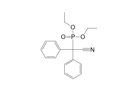 Phosphonic acid, (cyanodiphenylmethyl)-, diethyl ester