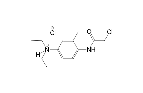 benzenaminium, 4-[(chloroacetyl)amino]-N,N-diethyl-3-methyl-, chloride