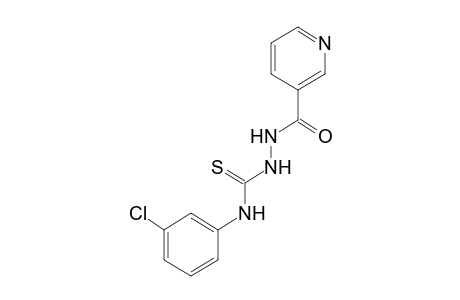 4-(m-chlorophenyl)-1-nicotinoyl-3-thiosemicarbazide