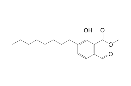 Methyl 6-formyl-2-hydroxy-3-octyl-benzoate