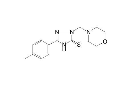 5-(4-methylphenyl)-2-(4-morpholinylmethyl)-2,4-dihydro-3H-1,2,4-triazole-3-thione