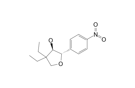 (2S,3R)-4,4-diethyl-2-(4-nitrophenyl)-3-oxolanol