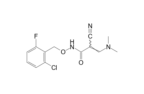 O-(2-chloro-6-fluorobenzyl)-N-[2-cyano-3-(dimethylamino)acryloyl]hydroxylamine