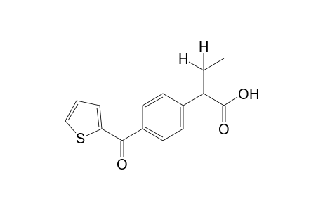 2-[p-(2-thenoyl)phenyl]butyric acid