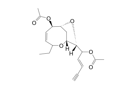 (3E,6R*,7S*,9S*,10S*,11Z,13S*)-5,10-DIACETOXY-6:9,7:13-DIEPOXY-PENTADEC-3,11-DIEN-1-YNE