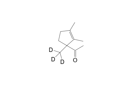1-(1-trideuteromethyl-2,3-dimethyl-2-cyclopenten-1-yl)ethanone