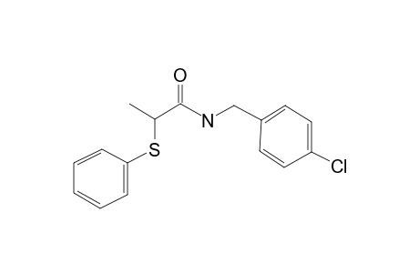 Propanamide, 2-phenylthio-N-(4-chlorobenzyl)-