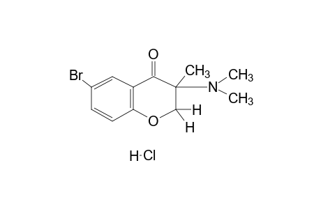 6-bromo-3-(dimethylamino)-3-methyl-4-chromanone, hydrochloride