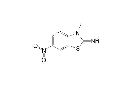 3-Methyl-6-nitro-1,3-benzothiazol-2(3H)-imine