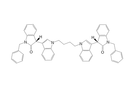 1,4-Bis[(1'-benzyl-1',3'-dihydro-1'H-[3,30]biindolyl-2'-on)-1-yl]butane