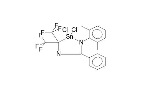 2,2-DICHLORO-2,3-DIHYDRO-1-(2,6-DIMETHYLPHENYL)-5-PHENYL-3,3-BIS(TRIFLUOROMETHYL)-1H-1,4,2-DIAZASTANNOLE