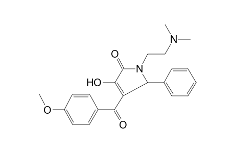 1-(2-Dimethylamino-ethyl)-3-hydroxy-4-(4-methoxy-benzoyl)-5-phenyl-1,5-dihydro-pyrrol-2-one