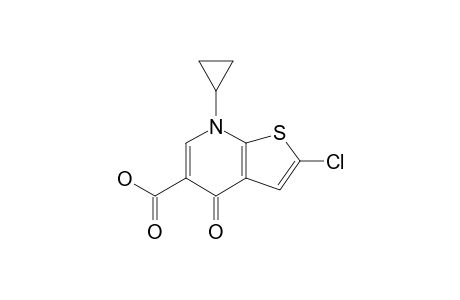 2-CHLORO-7-CYClOPROPYL-4,7-DIHYDRO-4-OXOTHIENO-[2.3-B]-PYRIDINE-5-CARBOXYLATE