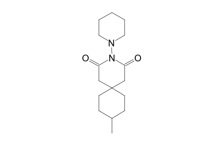 4-methyl-N-piperidino-1,1-cyclohexanediacetaimide