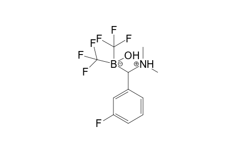 5,5,5-Trifluoro-3-(3-fluorophenyl)-4-hydroxy-2-methyl-4-(trifluoromethyl)-2-azonia-4-boratapentane