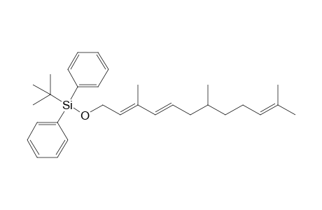 (2E,4E)-1-(Tert-butyldiphenylsiloxy)-3,7,11-trimethyl-2,4,10-dodecatriene