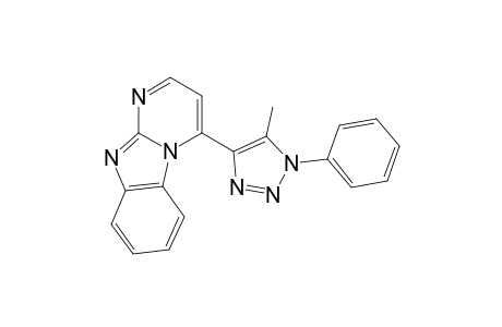 4-(5-Methyl-1-phenyl-1H-1,2,3-triazol-4-yl)benzo[4,5]imidazo[1,2-a]pyrimidine